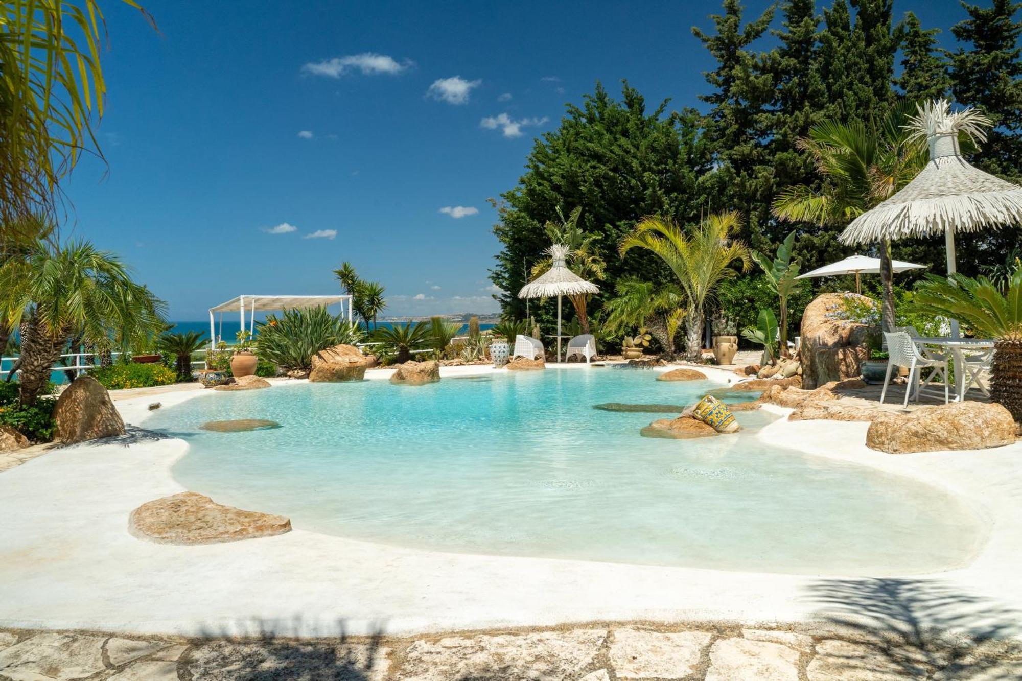 Casa Vacanze Verdemare Con Piscina Ribera Ngoại thất bức ảnh