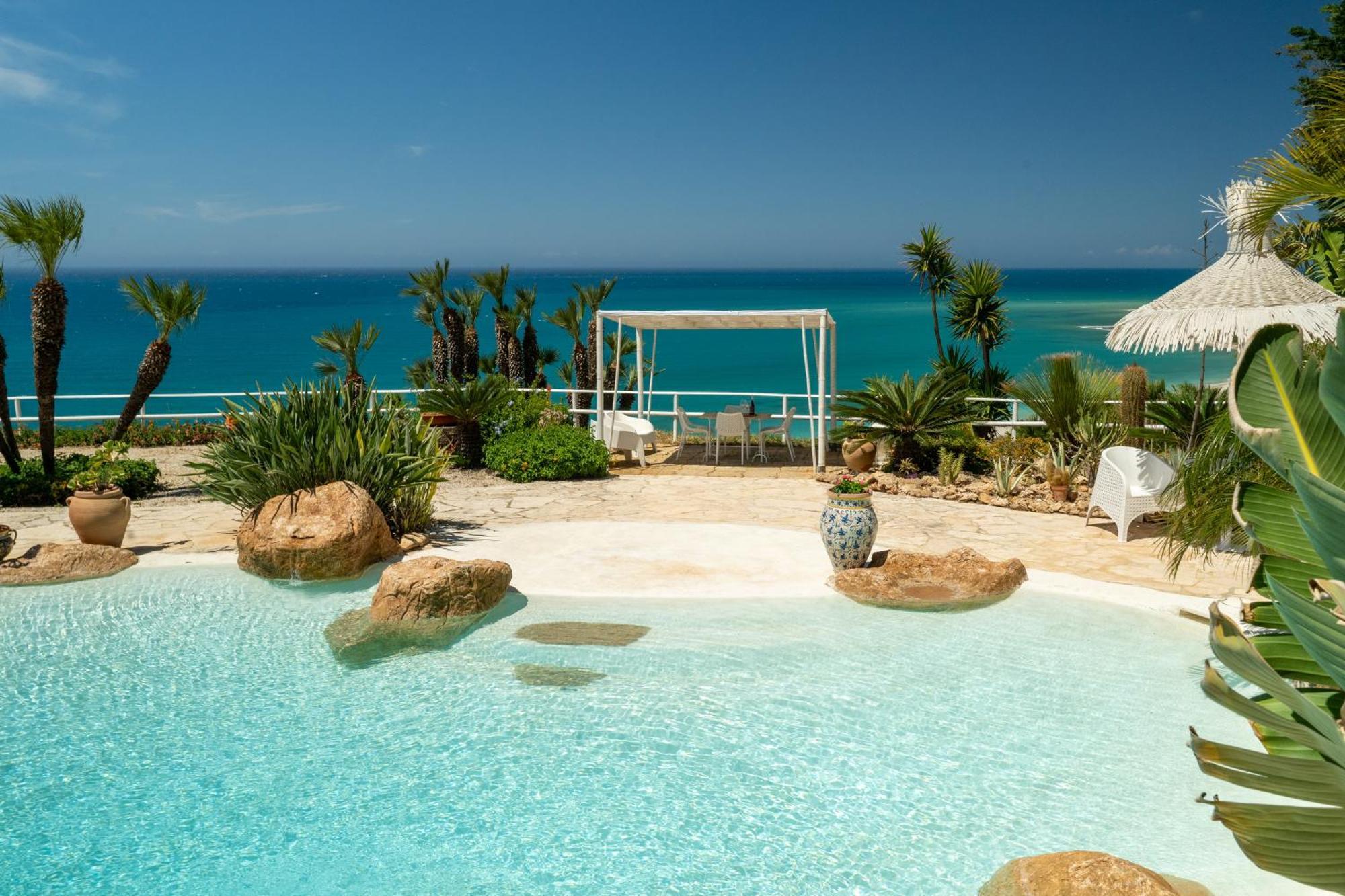 Casa Vacanze Verdemare Con Piscina Ribera Ngoại thất bức ảnh