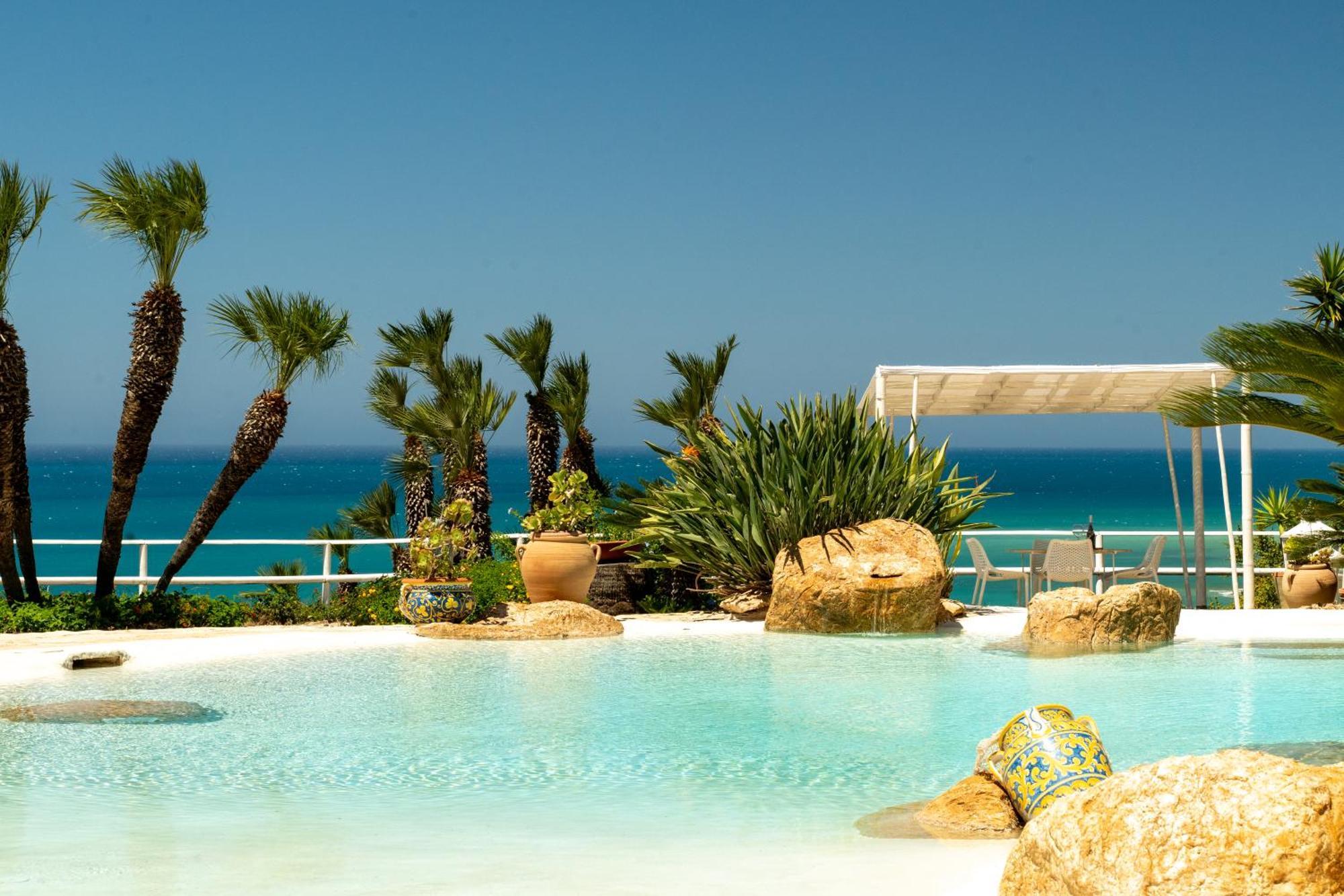 Casa Vacanze Verdemare Con Piscina Ribera Ngoại thất bức ảnh