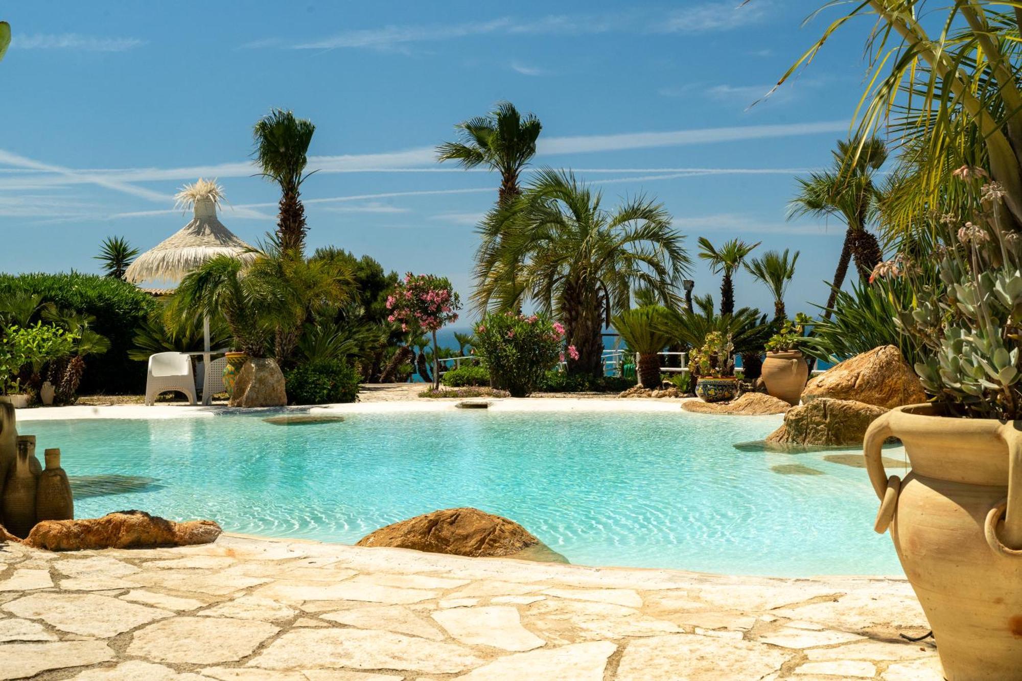 Casa Vacanze Verdemare Con Piscina Ribera Ngoại thất bức ảnh